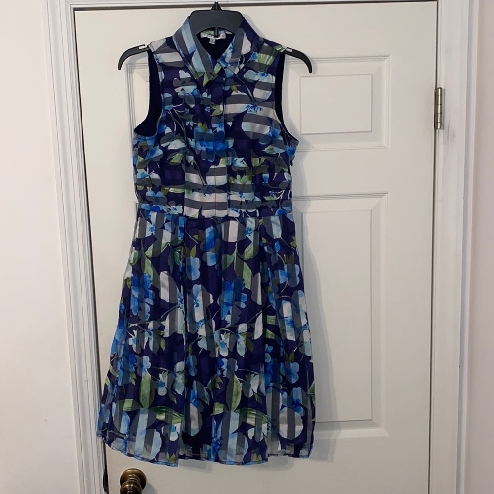 Flower print dress
